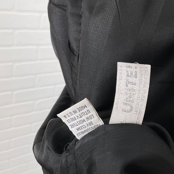 Pierre Cardin Blazer Men 44 Gray Flannel Double‎ Breasted Classic Union USA VTG - Picture 8 of 14